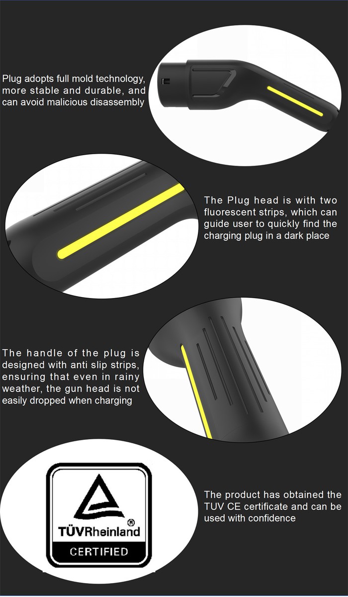 4 Type 2 to Type 2 cables 16A 4 Type 2 to Type 2 cables 16A