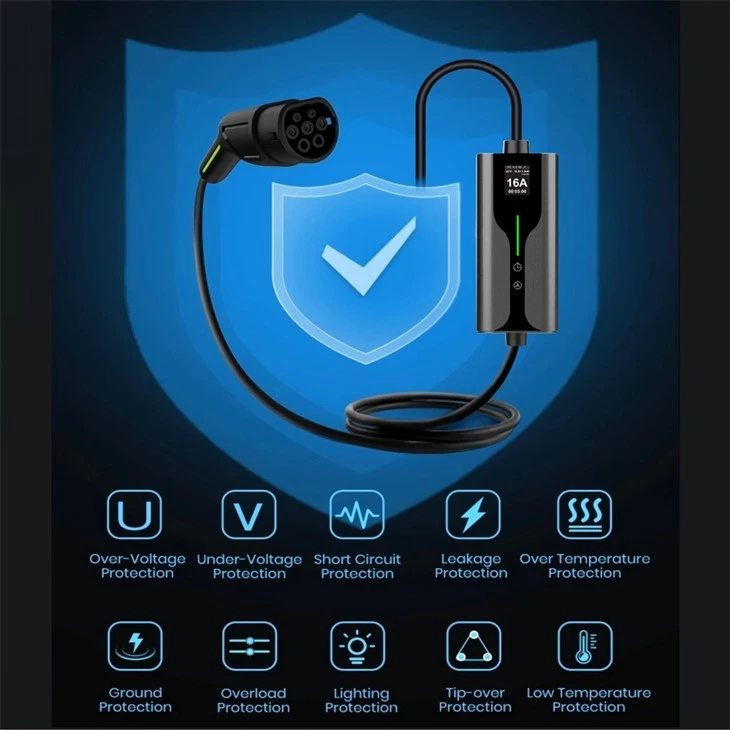 NACS 7KW EV Home Charger For Model Y, Model X, Model 3, Model S