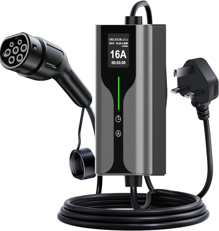13A Electric Vehicle Portable EV Charger Type 2